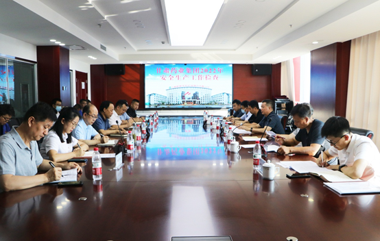 甘肅藥業(yè)集團黨委副書記、總經理竇生銘一行蒞臨隴神戎發(fā)進行安全生產專項檢查