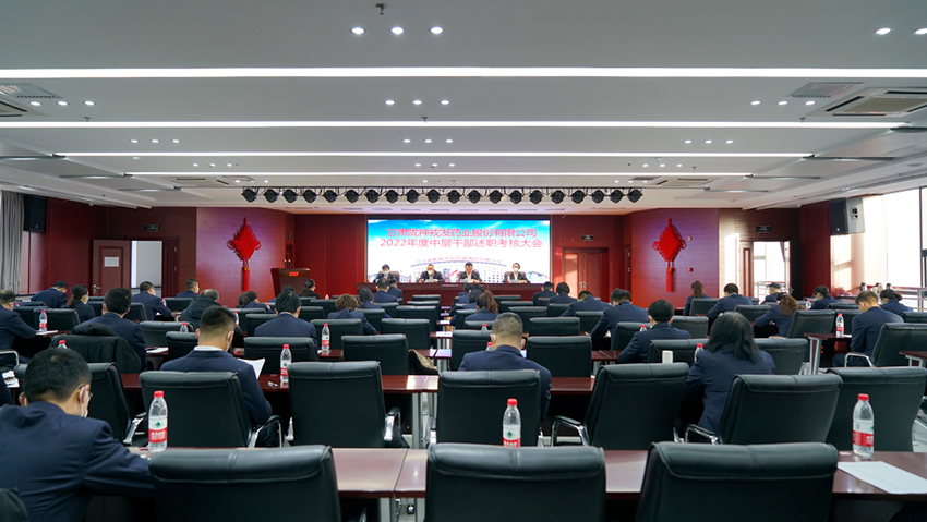 隴神戎發(fā)召開2022年度中層干部述職考核大會(huì)