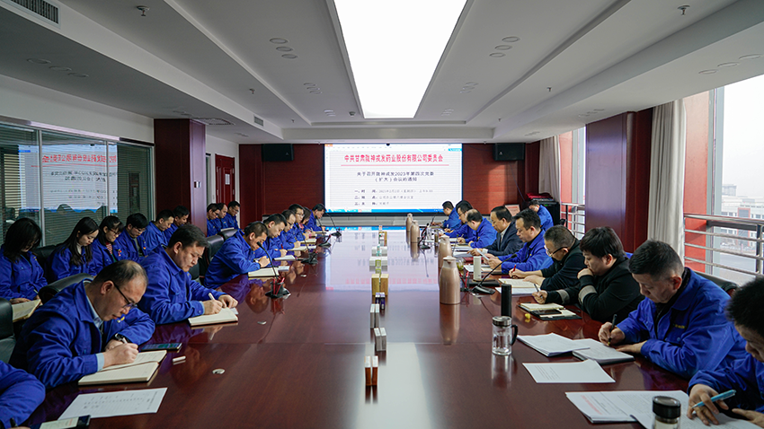 錨定目標，鼓足干勁，決戰(zhàn)年度任務(wù)——隴神戎發(fā)組織召開2023年第四次黨委（擴大）會議