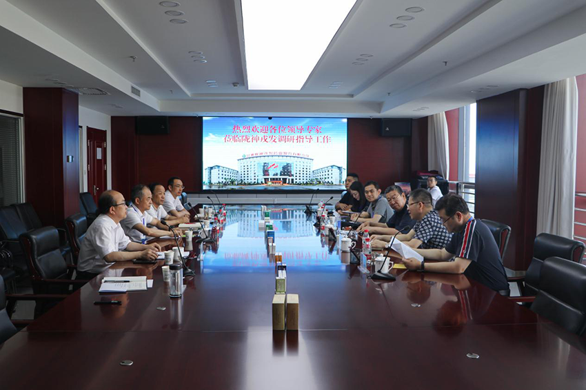 集團領(lǐng)導和專家蒞臨隴神戎發(fā)開展調(diào)研交流