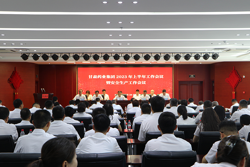 【集團(tuán)要聞】集團(tuán)公司召開2023年上半年工作會(huì)議暨安全生產(chǎn)工作會(huì)議