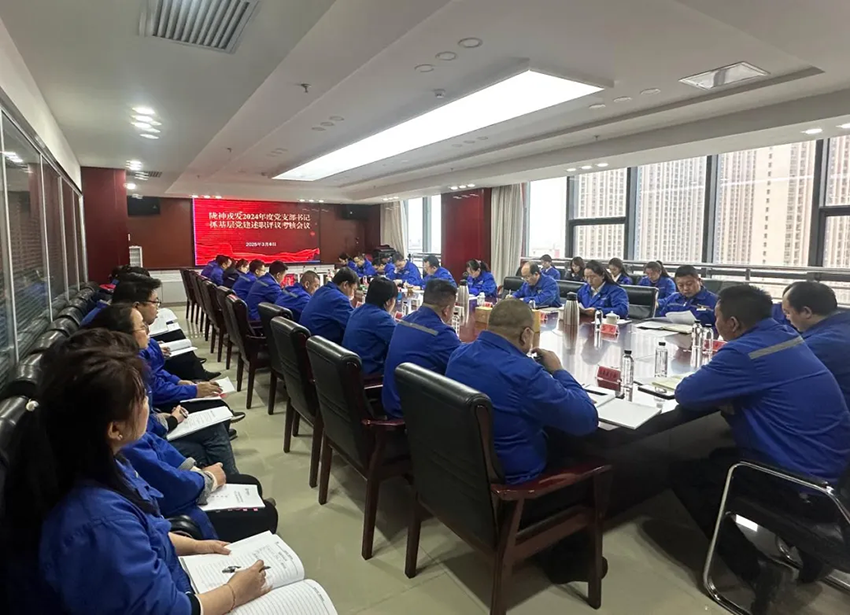 隴神戎發(fā)召開(kāi)2024年度黨支部書(shū)記抓基層黨建工作述職評(píng)議會(huì)