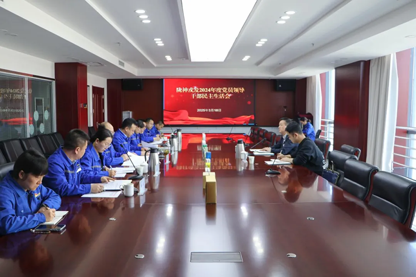 隴神戎發(fā)召開(kāi)2024年度黨員領(lǐng)導(dǎo)干部民主生活會(huì)
